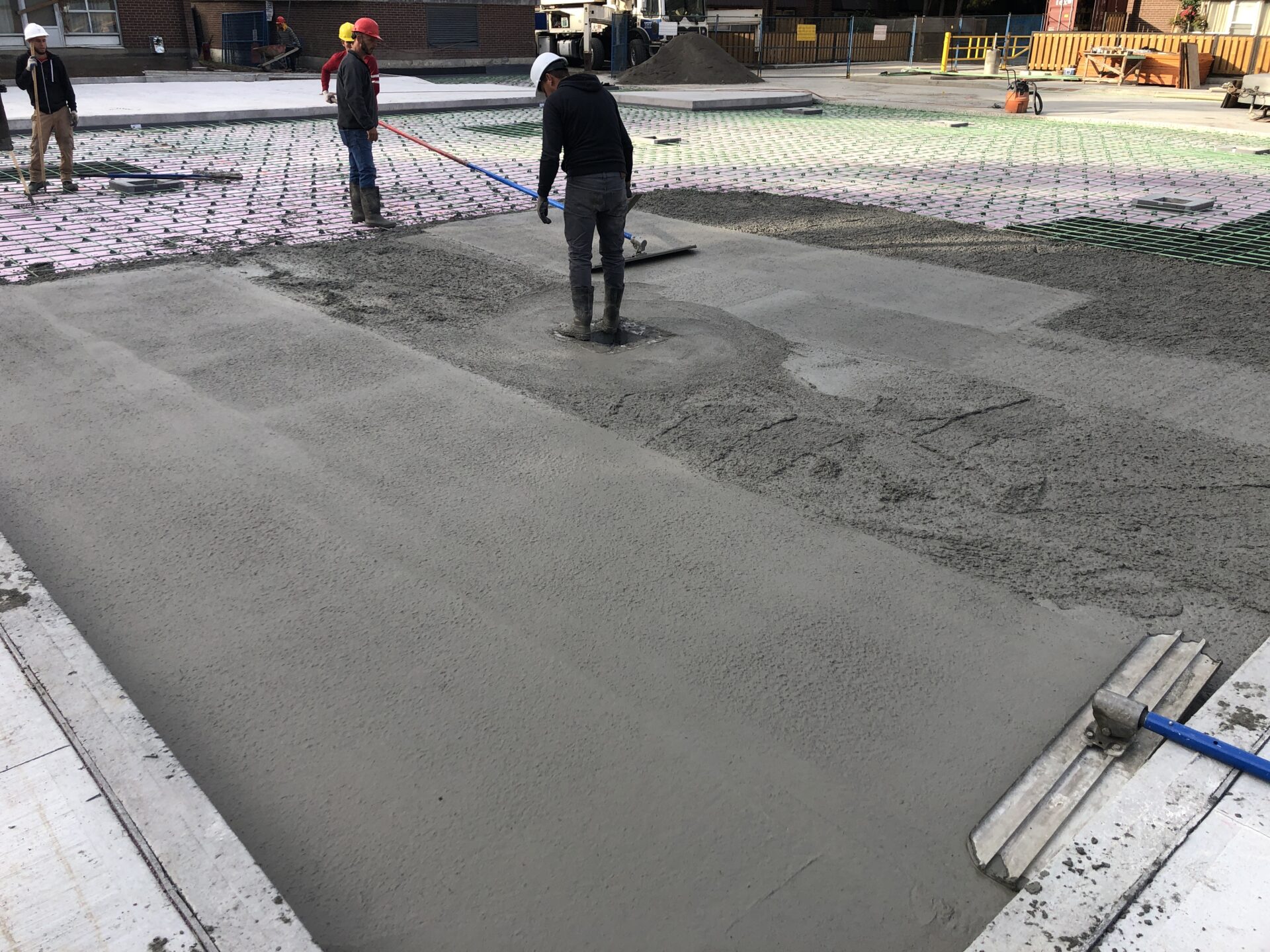 concrete pour bay mills